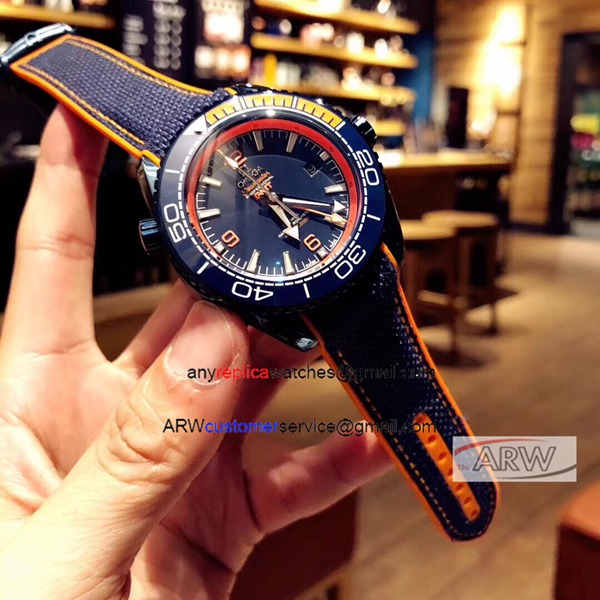 Grade AAA Copy Omega Seamaster 8500 Watch Planet Ocean GMT